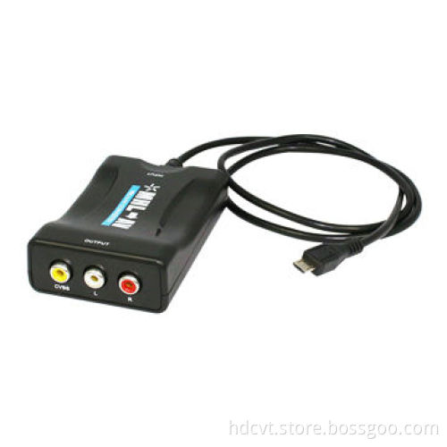 MINI MHL TO AV converter, supports NTSC and PAL TV formats output
